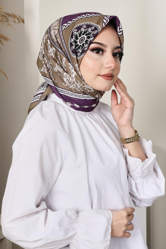 Soft Versa Eşarp Yağ Yeşili - AFVENTE