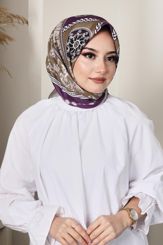 Soft Versa Eşarp Yağ Yeşili - 3