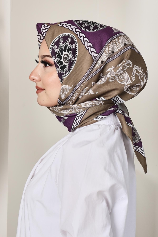 Soft Versa Eşarp Yağ Yeşili - 5