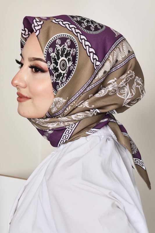 Soft Versa Eşarp Yağ Yeşili - 6