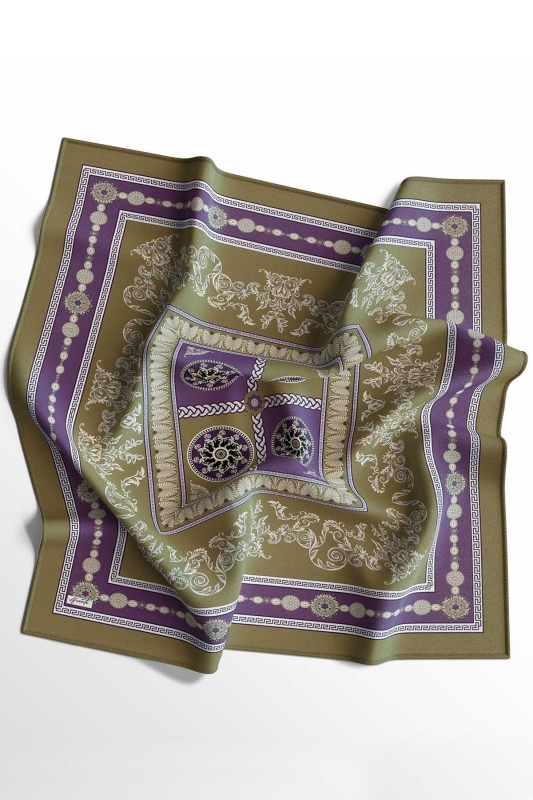 Soft Versa Eşarp Yağ Yeşili - 7
