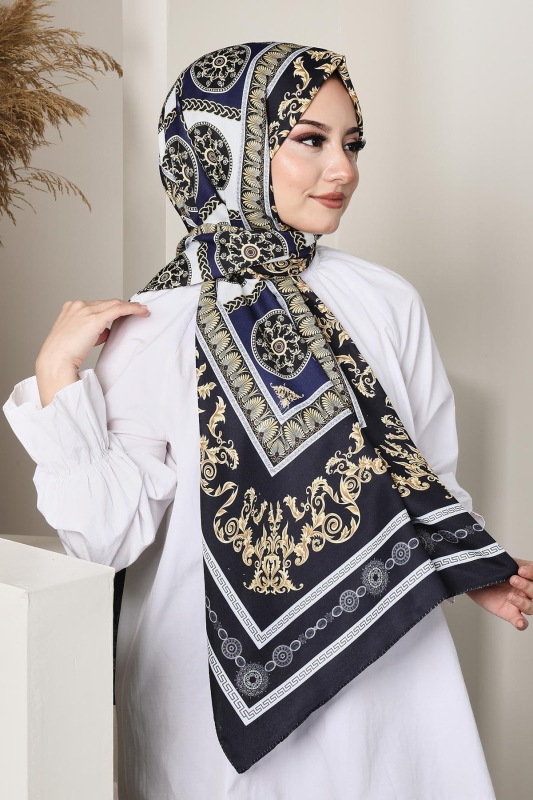 Soft Versa Şal Lacivert - Afvente