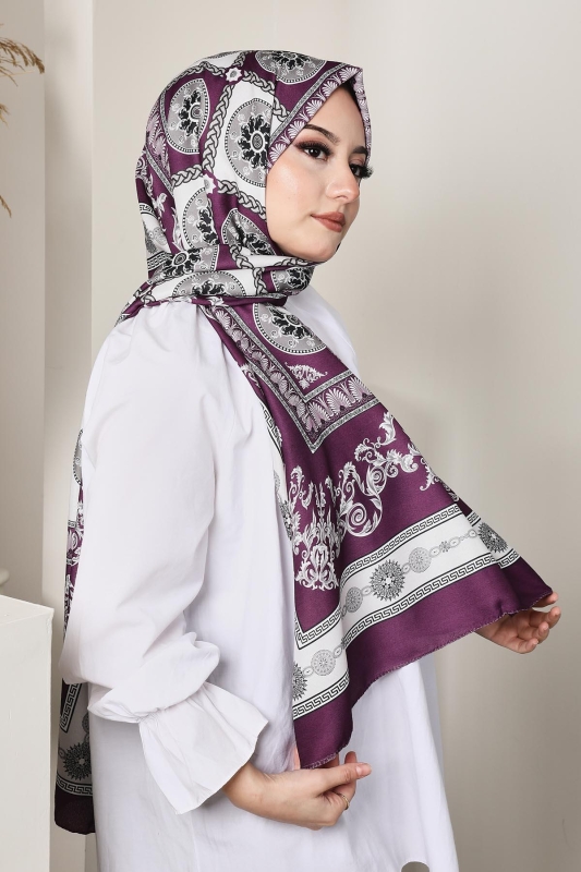 Soft Versa Şal Mürdüm - 3