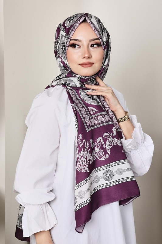 Soft Versa Şal Mürdüm - 4