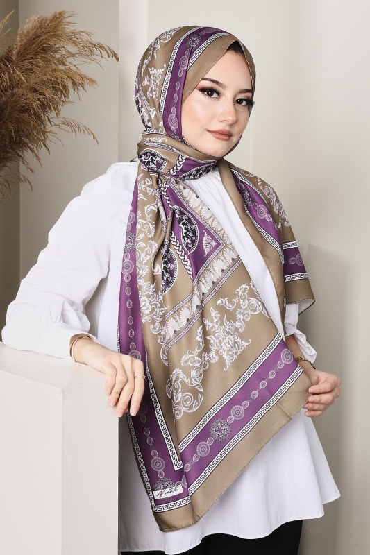 Soft Versa Şal Yağ Yeşili - 2