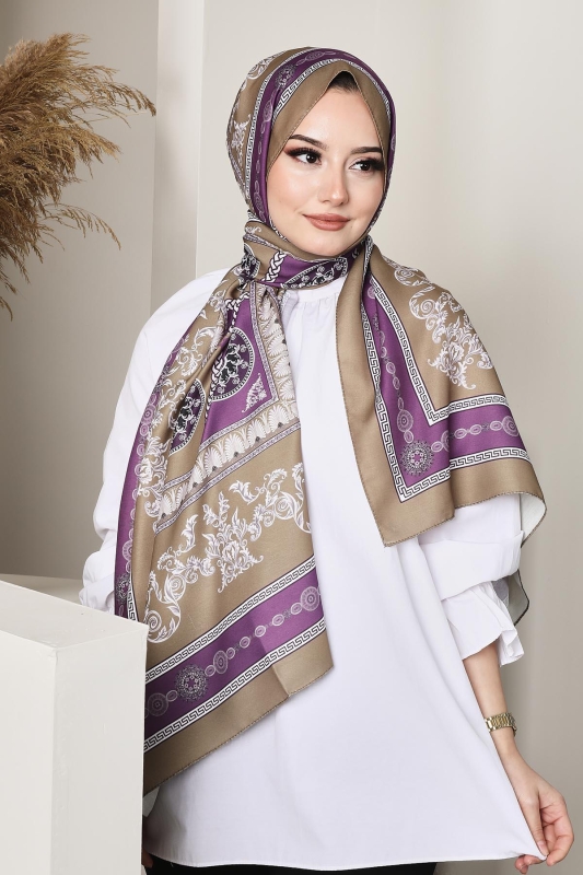 Soft Versa Şal Yağ Yeşili - 4