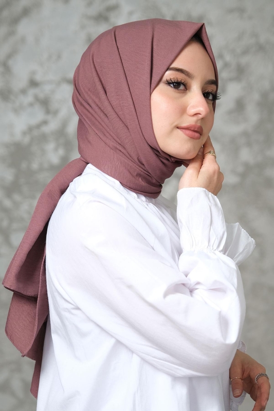 Afvente Pamuk Cazz Şal Gül kurusu - Afvente