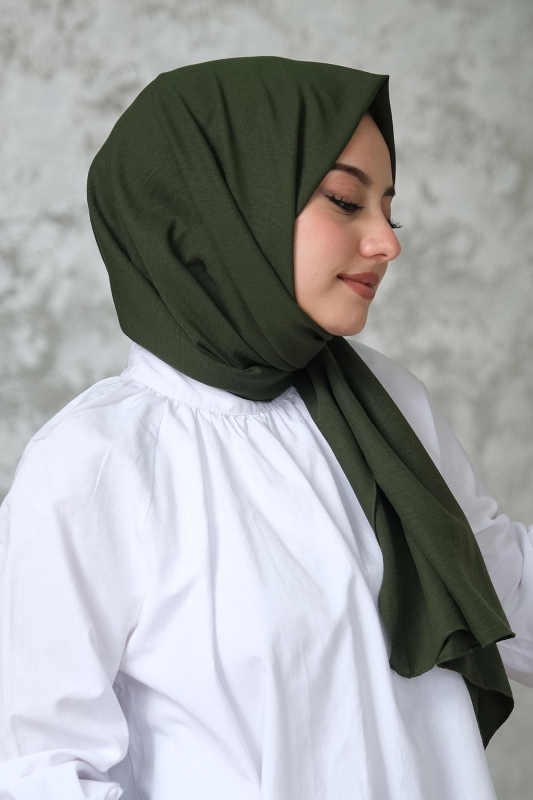 Afvente Pamuk Cazz Şal Haki - 3